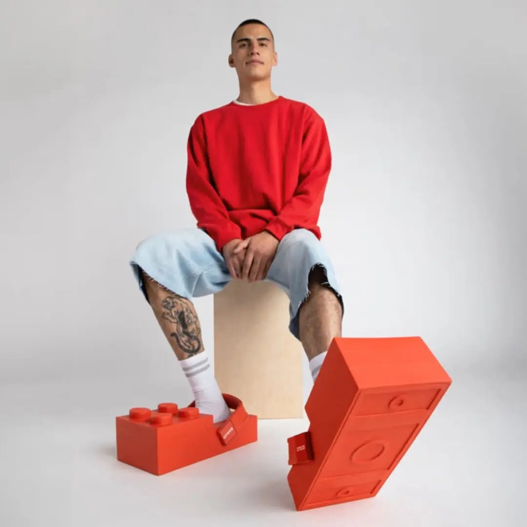 Crocs™ x LEGO® Brick Clog “Bright Red”