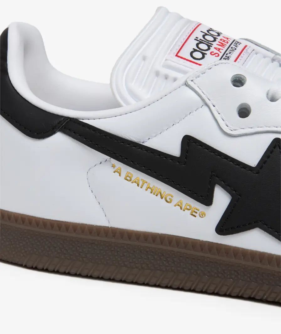 Adidas x Bathing Ape Samba OG “Footwear White”